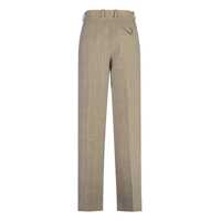 Pantaloni casual Bottega Veneta Dama - Pantaloni casual Bottega Veneta Bottega Veneta Prince Of Wales Checked Wool Trousers Beige Femei (BM 18159906) - B-mall.ro