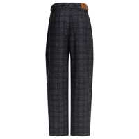Pantaloni casual Burberry Check Denim Jeans Femei