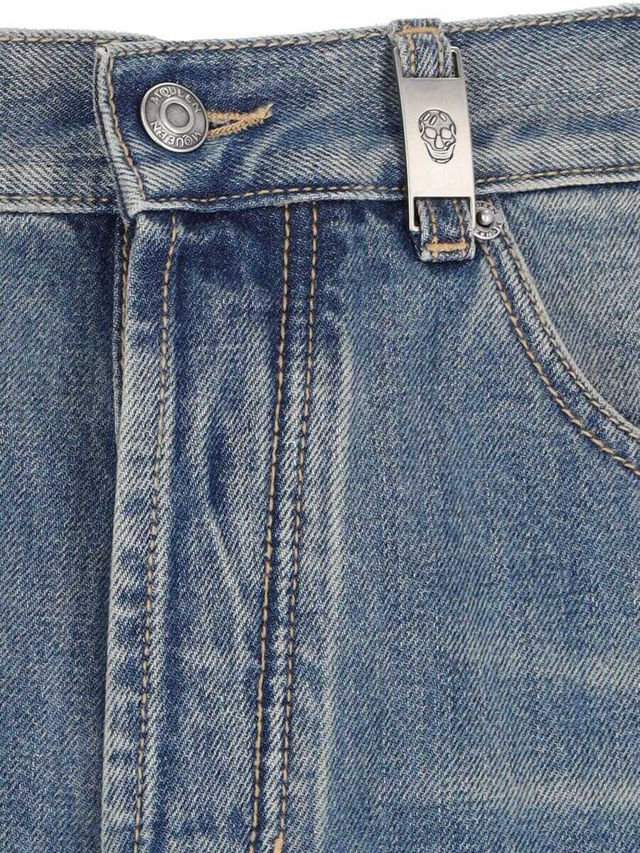 Blugi Alexander McQueen Alexander McQueen Jeans BLUE Barbati (BM 18160713) 5