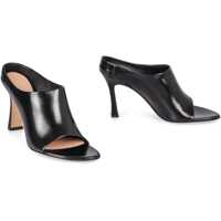 Pantofi cu toc Bottega Veneta Rana Leather Mules Femei