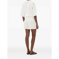 Imbracaminte Dama pagina 341 - Pantaloni casual LOULOU DE SAISON Loulou De Saison Shorts WHITE Femei (BM 18161451) - B-mall.ro