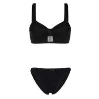Costume de baie Hunza G 'Bonnie' Black Bikini Set Femei