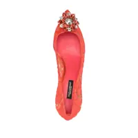 Pantofi cu toc Dolce & Gabbana Dama - Pantofi cu toc Dolce & Gabbana Dolce & Gabbana Bellucci Lace Pump RED Femei (BM 18161904) - B-mall.ro