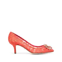 Pantofi cu toc Dolce & Gabbana Bellucci Lace Pump Femei