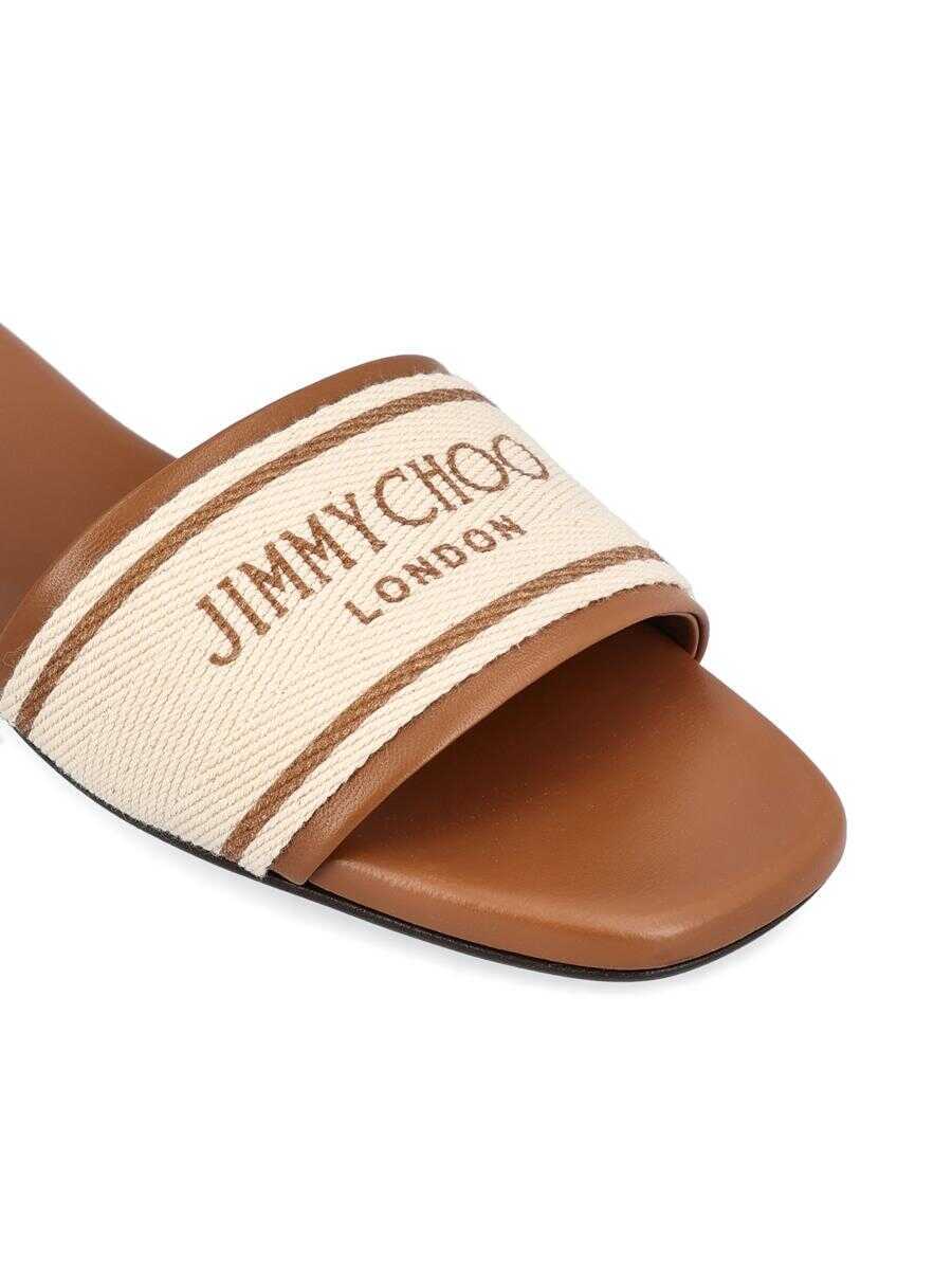 Sandale Jimmy Choo Jimmy Choo Sandals TAN/LATTE/TAN Femei (BM 18163989) 4