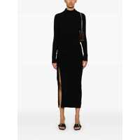Rochii Michael Kors Dama - Rochii Michael Kors Michael Kors Wool Dress Black Femei (BM 18164793) - B-mall.ro
