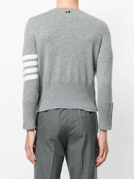 Pulovere Thom Browne Thom Browne Sweaters GREY Barbati (BM 18164844) 4