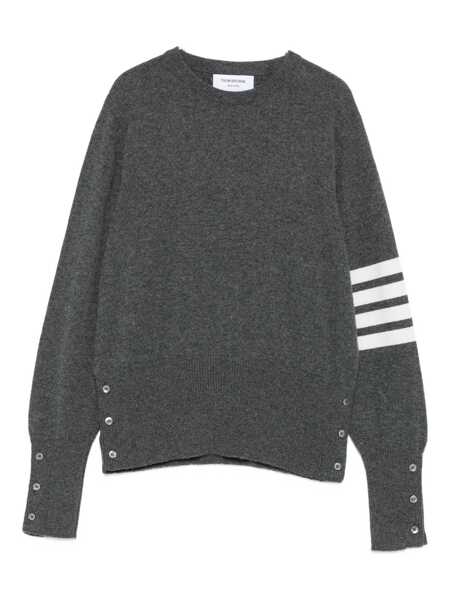Pulovere Thom Browne Thom Browne Sweaters GREY Barbati (BM 18164859) 1
