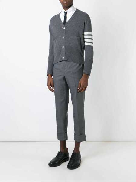 Pulovere Thom Browne Thom Browne Sweaters GREY Barbati (BM 18164865) 2