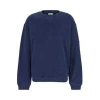 Tricouri 'Privacy Please' Blue Crewneck T-Shirt With Tonal Logo Embroidery On The Front In Cotton Blend Woman Femei
