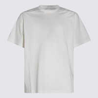 Tricouri Rick Owens White Cotton T-Shirt Barbati