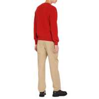 Pulovere THE (ALPHABET) pentru Barbati - Pulovere THE ALPHABET The Alphabet The Knit - Wool And Cashmere Pullover RED Barbati (BM 18165678) - B-mall.ro