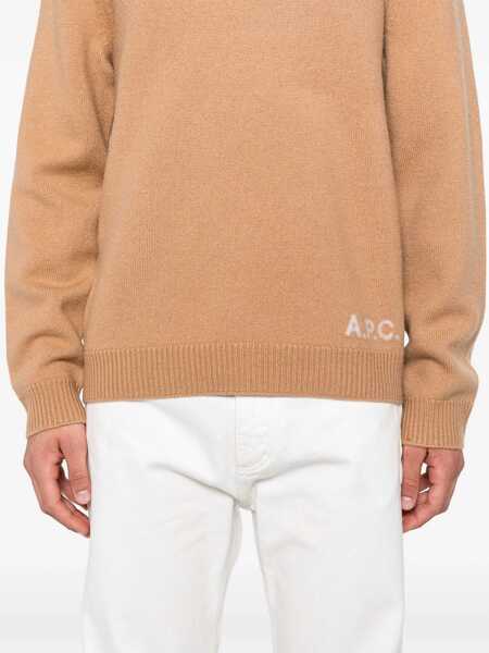 Pulovere A.P.C. A.P.C. Sweaters BROWN Barbati (BM 18165948) 5