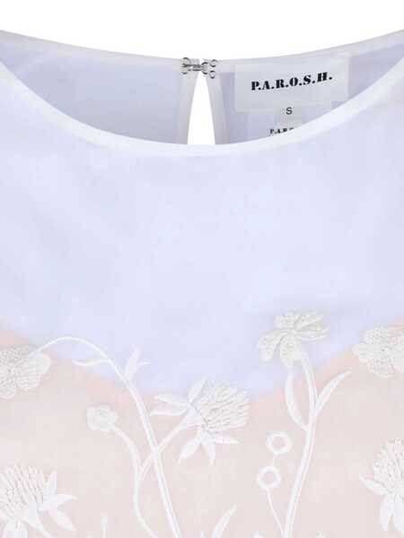 Bluze P.A.R.O.S.H. BLOUSE White Femei (BM 18166152) 3
