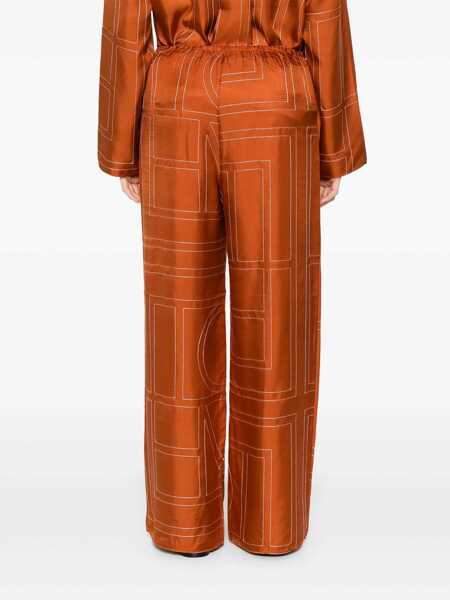 Pantaloni casual TOTME Trousers Brown Femei (BM 18166266) 4