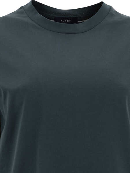 Tricouri SOEUR Ama T-shirt Green Femei (BM 18166395) 3