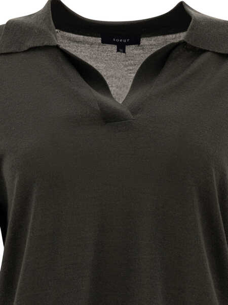 Tricouri Polo SOEUR Elton polo shirt Grey Femei (BM 18166410) 3