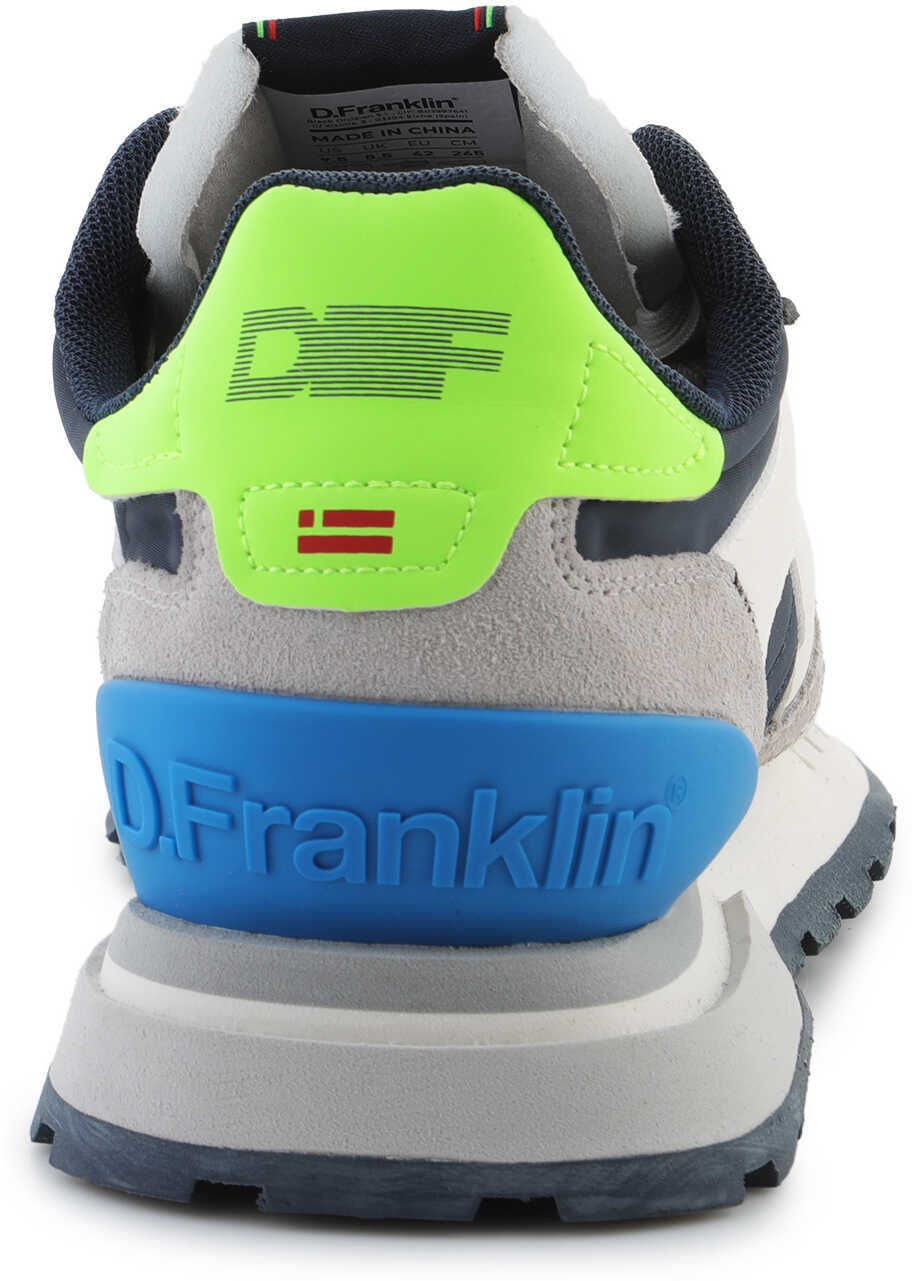 Sneakers D.Franklin Vibla Zig Patch Navy Barbati (BM 18166741) 5