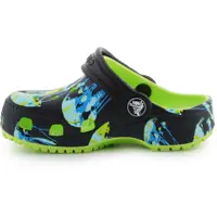 Papuci pentru Fete - Sandale Crocs Classic Meta Scape Clog T Limeade/Multi Black/Multicolor Fete (BM 18166756) - B-mall.ro