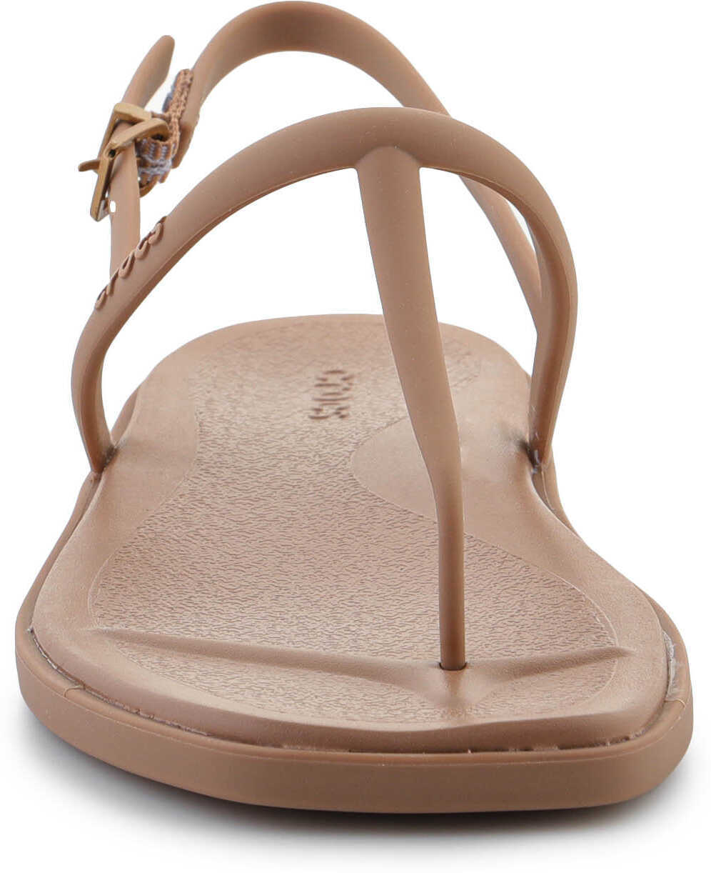 Slapi Crocs Miami Thong Flip Milk Chocolate Brown Femei (BM 18166768) 2