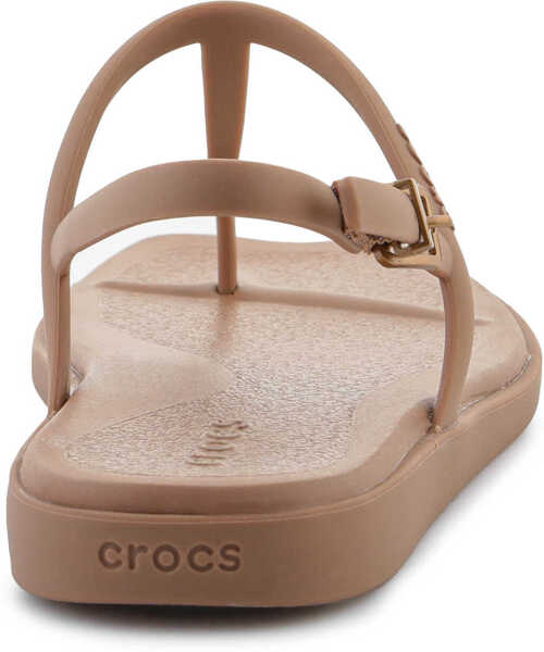Slapi Crocs Miami Thong Flip Milk Chocolate Brown Femei (BM 18166768) 5