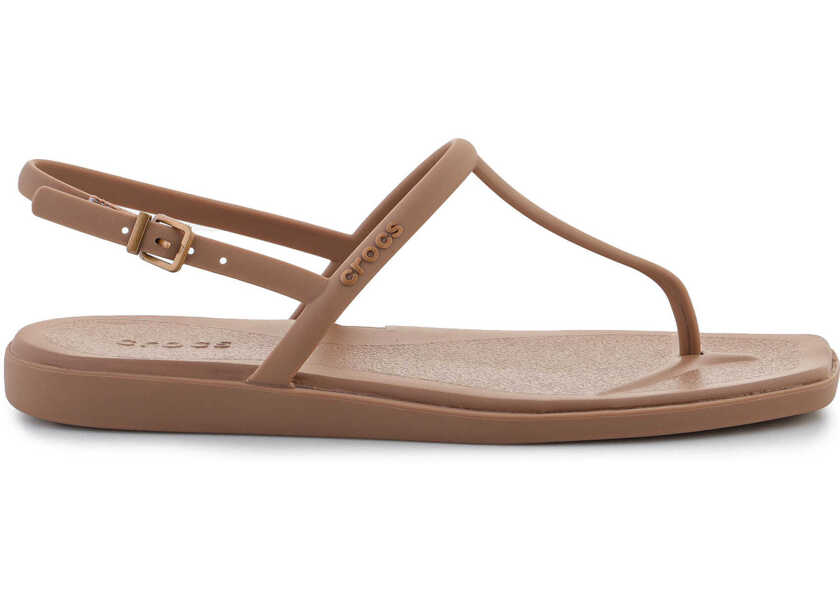 Slapi Crocs Miami Thong Flip Milk Chocolate Brown Femei (BM 18166768) 6
