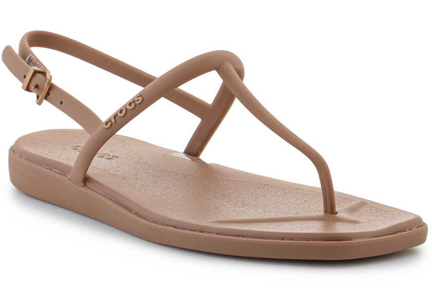 Slapi Crocs Miami Thong Flip Milk Chocolate Brown Femei (BM 18166768) 1