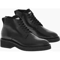 Ghete Lace-Up Manchester Leather Booties Barbati