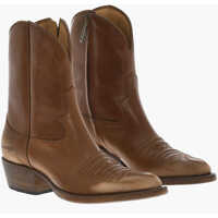 Ghete Leather Vintage Texan Boots Barbati