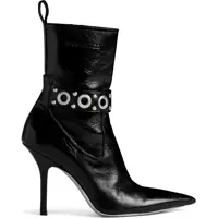 Pantofi stiletto Pinted Patent Leather Gothic Pumps Heel 11 Cm Femei