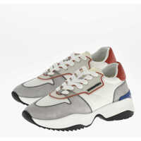 Sneakers Canvas And Leather Tecno Low-Top Sneakers Barbati