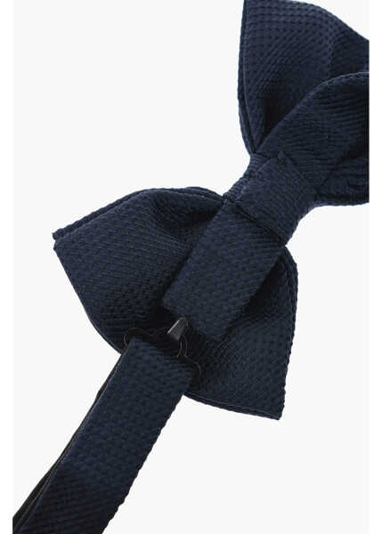 Papioane CORNELIANI Jacquard Fabric Bow Tie Blue Barbati (BM 18167062) 3