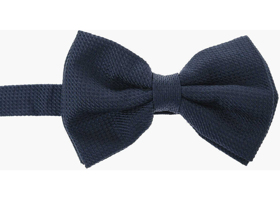 Papioane CORNELIANI Jacquard Fabric Bow Tie Blue Barbati (BM 18167062) 1