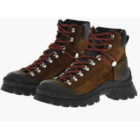 Ghete Leather Vintage Effect Bubble Mountain Boots Barbati
