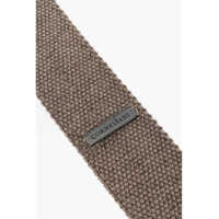 Cravate CORNELIANI pentru Barbati - Cravate CORNELIANI Cashmere Blend Knitted Tie Beige Barbati (BM 18167125) - B-mall.ro