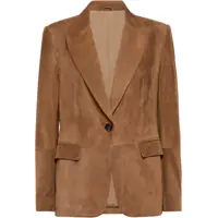 Geci de piele Suede Jacket Femei