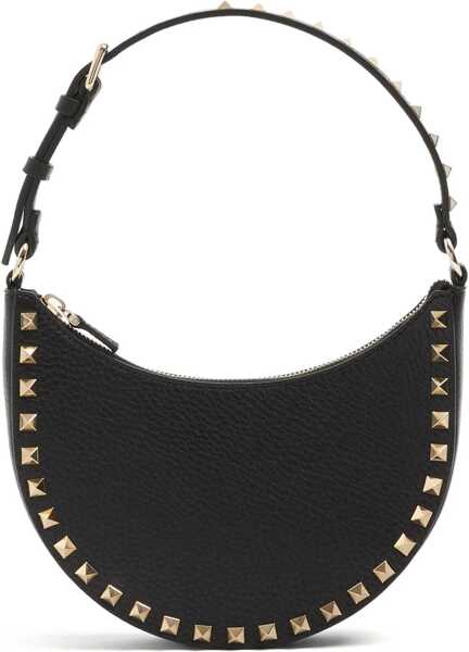 Genti de umar Valentino Garavani Mini Rockstud Hobo Bag BLACK Femei (BM 18167425) 4