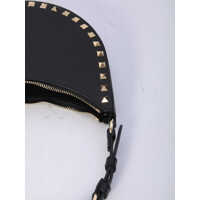 Genti de umar Valentino Garavani Dama - Genti de umar Valentino Garavani Mini Rockstud Hobo Bag BLACK Femei (BM 18167425) - B-mall.ro
