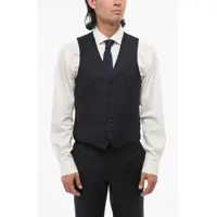Veste costum CORNELIANI Virgin Wool Vest With Geometric Motif
