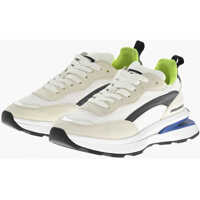 Sneakers Low-Top Slash Sneakers With Leather Details Barbati