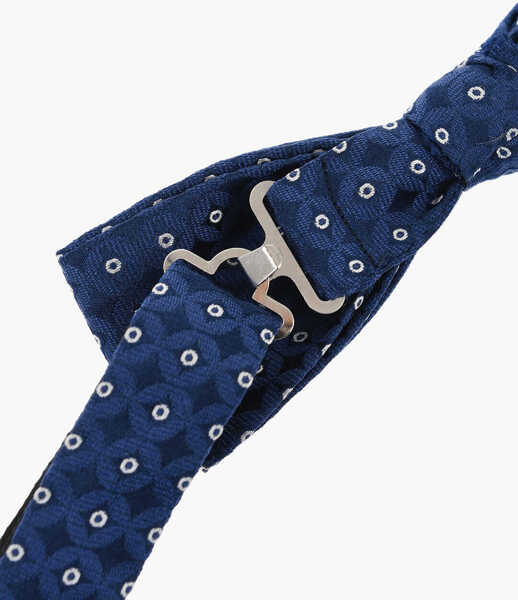 Papioane CORNELIANI Cc Collection Jacquard Silk Bow Tie Blue Barbati (BM 18167560) 3