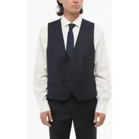 Veste costum CORNELIANI Double Brested Vest With Geometric Motif