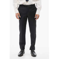 Pantaloni eleganti Cc Collection Virgin Wool Pants With Hidden Closure Barbati