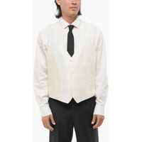 Veste costum CORNELIANI Cerimonia Academy Textured Satin Silk Vest