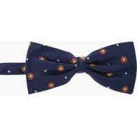 Papioane Floral Patterned Silk Bow Tie Barbati