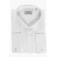 Camasi elegante Cc Collection Jacquard Cotton Wing-Tip Shirt Barbati