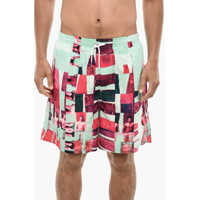Sorturi de baie Pixel Geometric Motif Swim Motif Barbati
