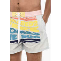 Sorturi de baie DSQUARED2 pentru Barbati - Sorturi de baie DSQUARED2 Contrasting Desing Swim Short With Print Multicolor Barbati (BM 18168073) - B-mall.ro