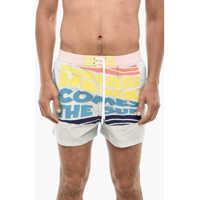 Sorturi de baie Contrasting Desing Swim Short With Print Barbati