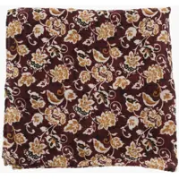 Esarfe Cc Collection Floral Patterned Wool Pocket Square Barbati